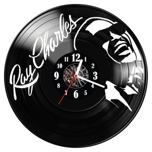 Zegar ścienny z płyty winylowej Ray Charles 1025.14