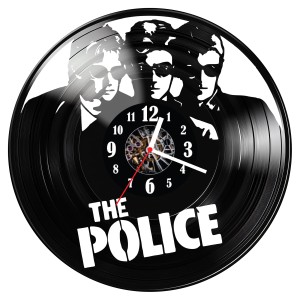 Zegar ścienny z płyty winylowej The Police 1032.14