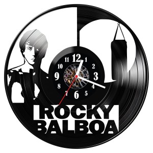 Zegar ścienny z płyty winylowej Rocky Balboa 1033.14