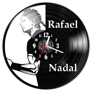 Zegar ścienny z płyty winylowej Rafael Nadal 1056.14