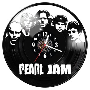 Zegar ścienny z płyty winylowej Pearl Jam 1061.14
