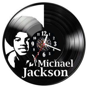 Zegar ścienny z płyty winylowej Michael Jackson 1097.14