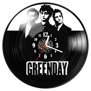 Zegar ścienny z płyty winylowej Greenday 1398.14