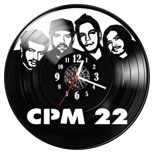Zegar ścienny z płyty winylowej CPM 22 1384.14