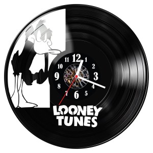 Zegar ścienny z płyty winylowej Looney Tunes 1155.14