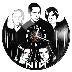 Zegar ścienny z płyty winylowej Nine Inch Nails 1372.14