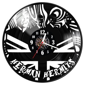 Zegar ścienny z płyty winylowej Herman Hermits 1352.14