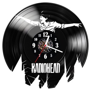 Zegar ścienny z płyty winylowej Radiohead 1337.14