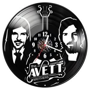 Zegar ścienny z płyty winylowej The Avett Brothers 1335.14
