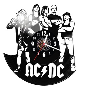 Zegar ścienny z płyty winylowej AC DC 1317.14