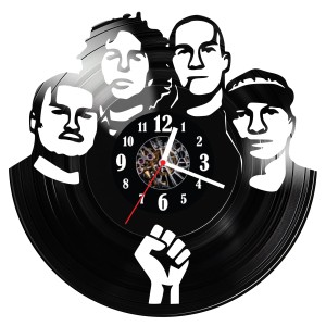 Zegar ścienny z płyty winylowej Rage Against the Machine 1296.14