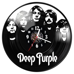 Zegar ścienny z płyty winylowej Deep Purple 1205.14