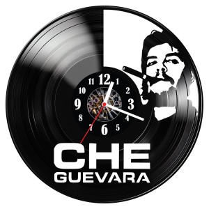 Zegar ścienny z płyty winylowej Che Guevara 1211.14