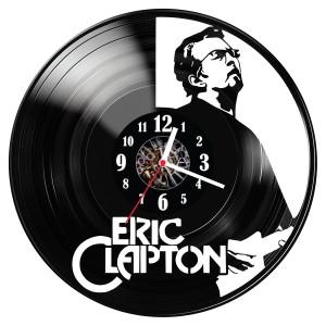 Zegar ścienny z płyty winylowej Eric Clapton 1233.14