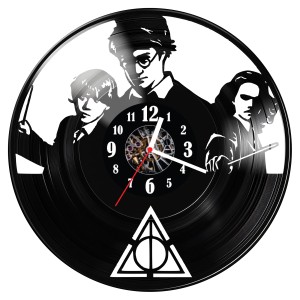 Zegar ścienny z płyty winylowej Harry Potter 1243.14