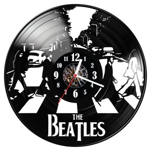 Zegar ścienny z płyty winylowej The Beatles 1255.14