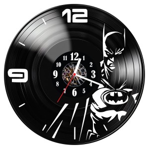 Zegar ścienny z płyty winylowej Batman 1263.14