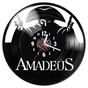 Zegar ścienny z płyty winylowej Amadeus 1272.14