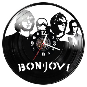 Zegar ścienny z płyty winylowej Bon Jovi 1286.14
