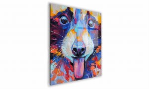 OBRAZ NA SZKLE KWADRATOWY 40x40cm 099 Szop