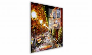 OBRAZ NA SZKLE KWADRATOWY 50x50cm 002 Alejka