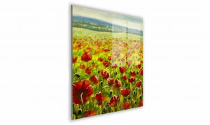 OBRAZ NA SZKLE KWADRATOWY 50x50cm 059 Maki