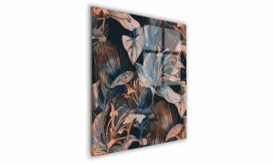 OBRAZ NA SZKLE KWADRATOWY 50x50cm 089 Rośliny