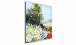 OBRAZ NA SZKLE KWADRATOWY 70x70cm 083 Polana