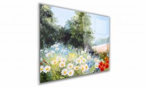 OBRAZ NA SZKLE PROSTOKĄTNY 40x30cm 083 Polana