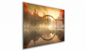 OBRAZ NA SZKLE PROSTOKĄTNY 30x20cm 113 Jezioro