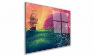 OBRAZ NA SZKLE PROSTOKĄTNY 40x30cm 119 Kraina marzeń