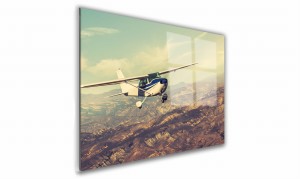 OBRAZ NA SZKLE PROSTOKĄTNY 30x20cm 123 Lot