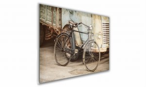 OBRAZ NA SZKLE PROSTOKĄTNY 30x20cm 133 Rower