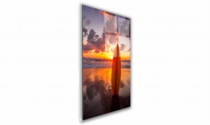 OBRAZ NA SZKLE PROSTOKĄTNY 20x30cm 014 Deska surfingowa