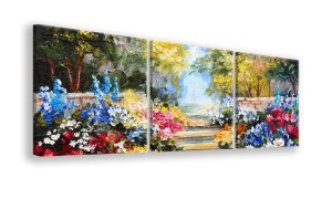 OBRAZ NA PŁÓTNIE - 3-CZĘŚCIOWY - TYP A - Park