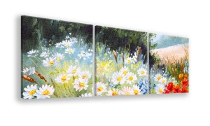 OBRAZ NA PŁÓTNIE - 3-CZĘŚCIOWY - TYP A - Polana