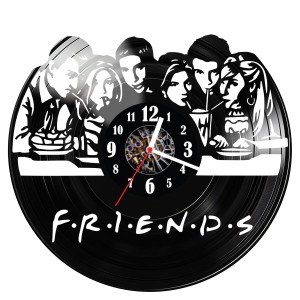Zegar ścienny z płyty winylowej Friends 1403.14