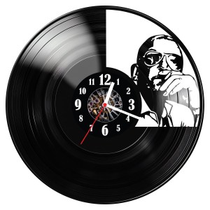 Zegar ścienny z płyty winylowej Ray Charles 1411.14