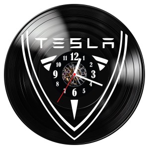 Zegar ścienny z płyty winylowej Tesla 1433.14