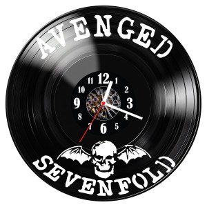 Zegar ścienny z płyty winylowej Avenged Sevenfold 1438.14