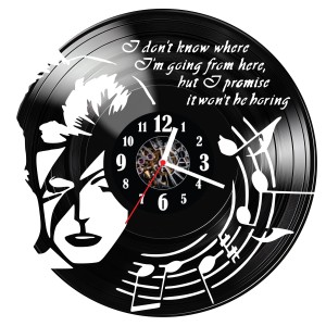 Zegar ścienny z płyty winylowej David Bowie 1449.14