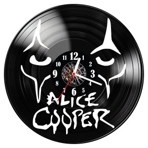 Zegar ścienny z płyty winylowej Alice Cooper 1455.14