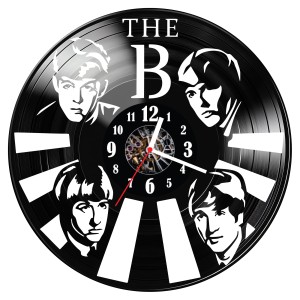 Zegar ścienny z płyty winylowej The Beatles 1462.14