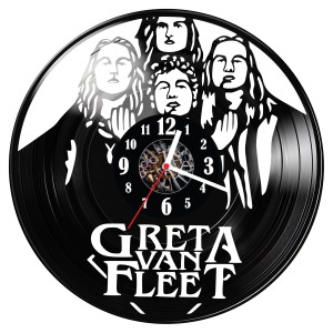 Zegar ścienny z płyty winylowej Greta Van Fleet 1467.14
