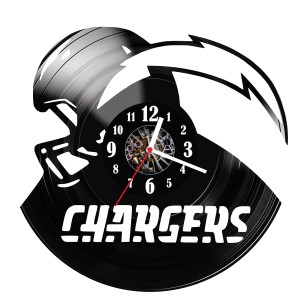 Zegar ścienny z płyty winylowej Los Angeles Chargers 1475.14