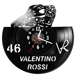 Zegar ścienny z płyty winylowej Valentino Rossi 1523.14