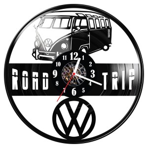 Zegar ścienny z płyty winylowej Volkswagen 1525.14
