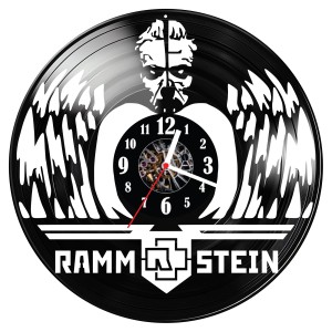 Zegar ścienny z płyty winylowej Rammstein 1545.14