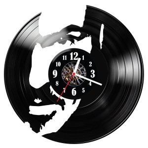 Zegar ścienny z płyty winylowej 1571.14