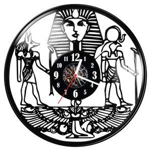 Zegar ścienny z płyty winylowej Egipt 1584.14